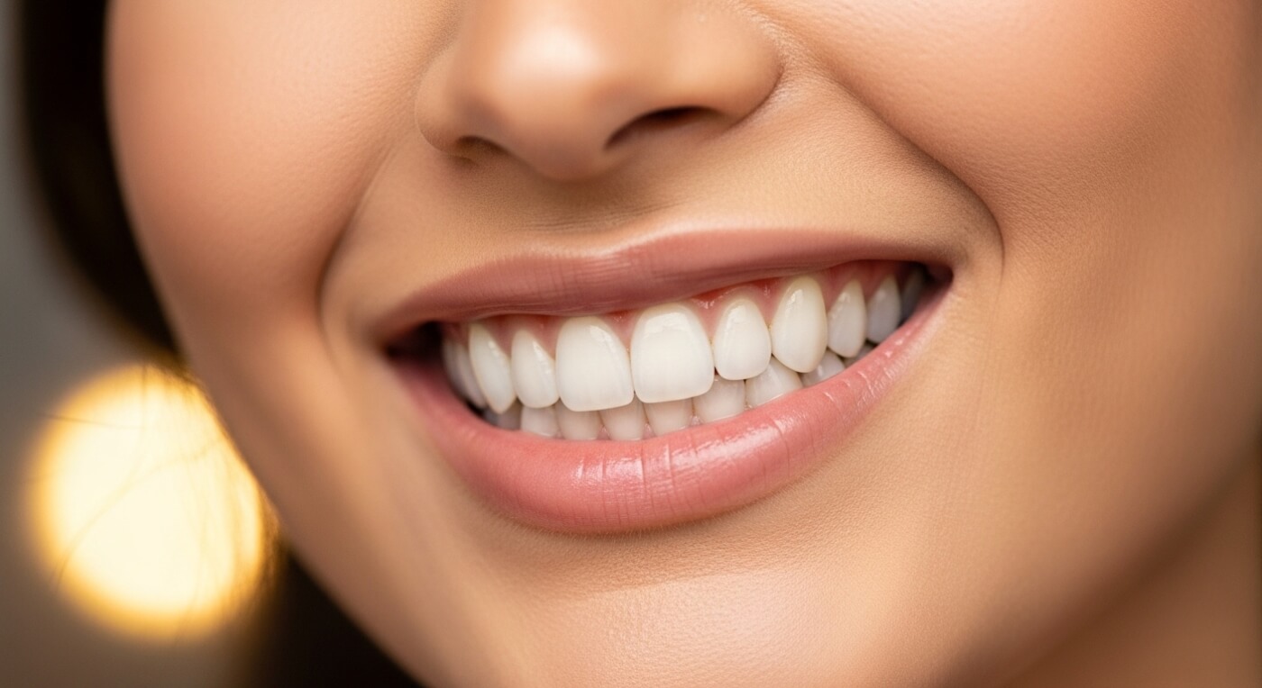 clear smile of a women clear smile of a women