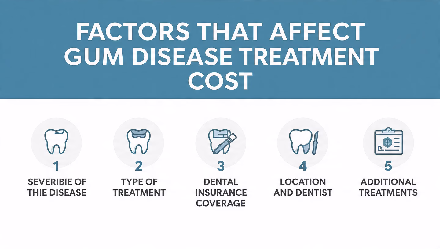 Factors That Affect Gum Disease Treatment Cost 