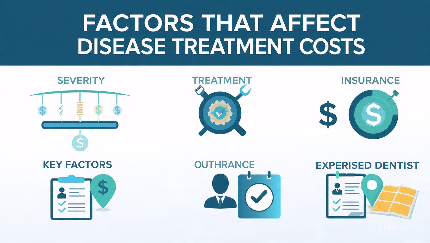 Factors That Affect Gum Disease Treatment Costs
